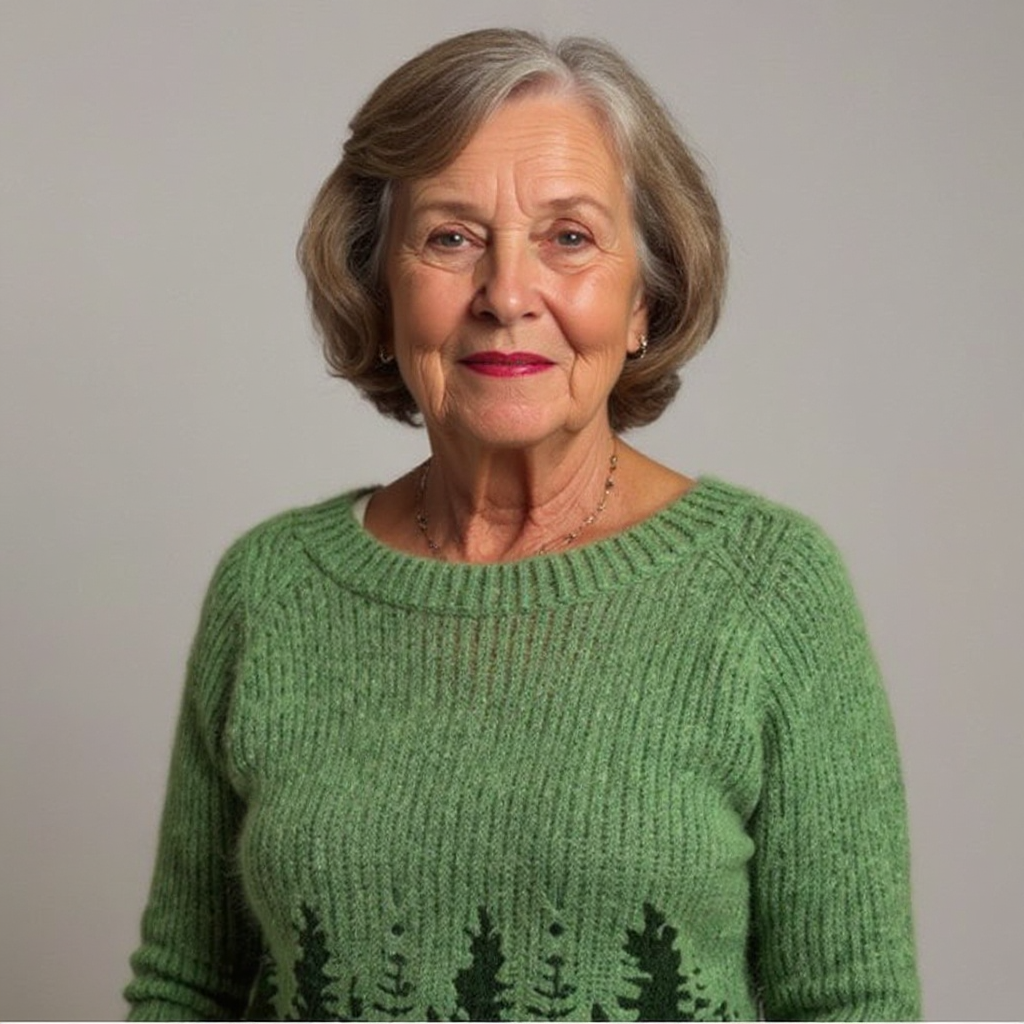 Diana - Vintažinis salos megztinis