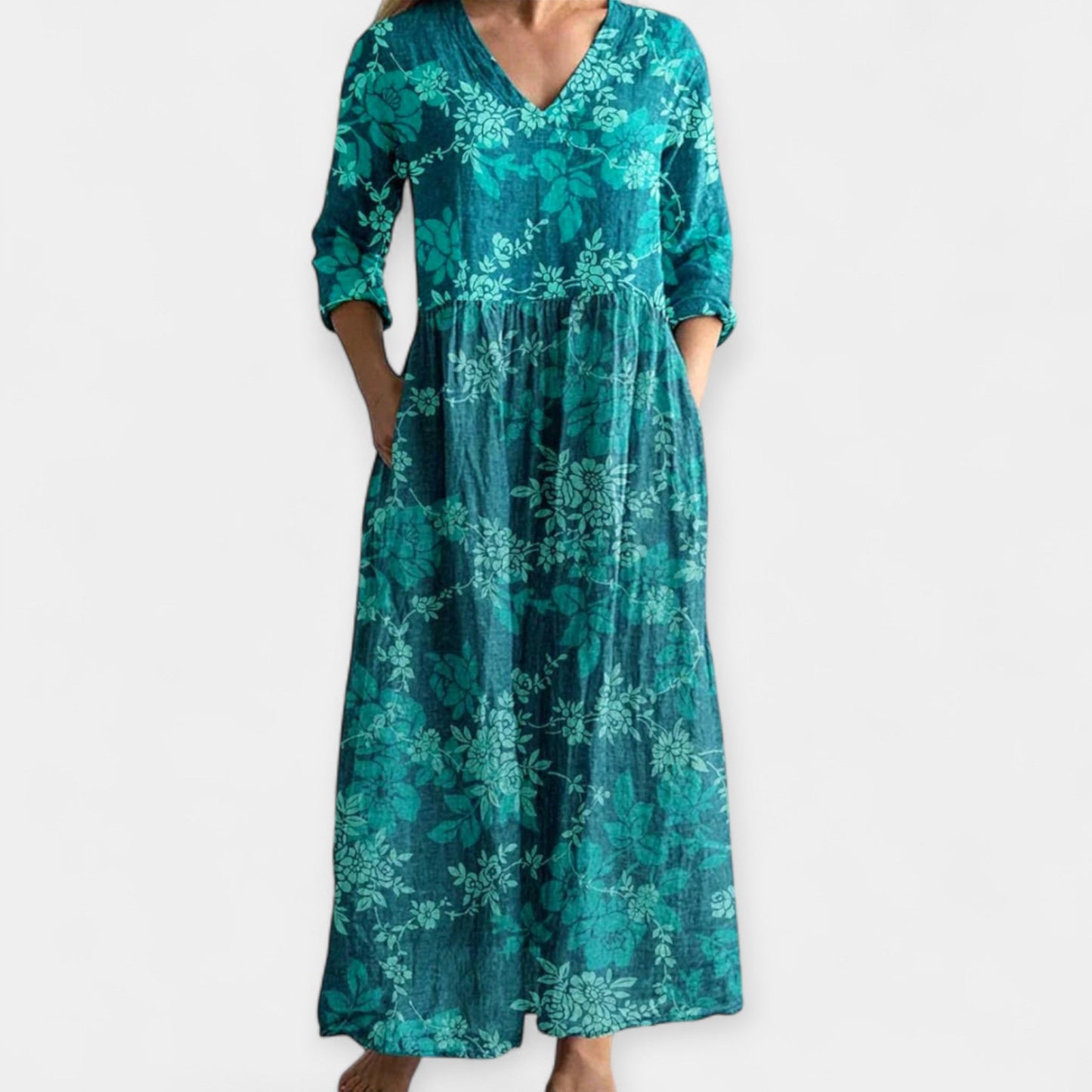 Lengvas Gėlių Suknelė