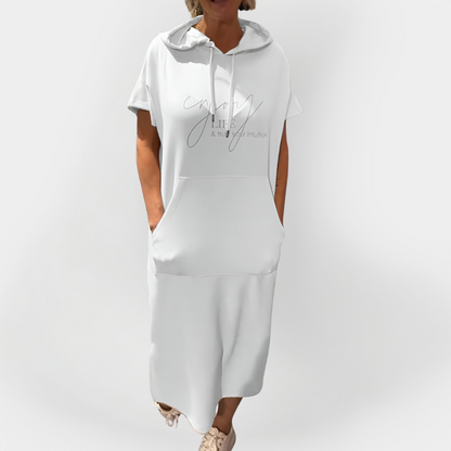 Kasdienis Suknelė su Kapišonu