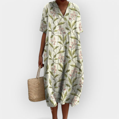 Gėlių Suknelė Vasaros Dienoms