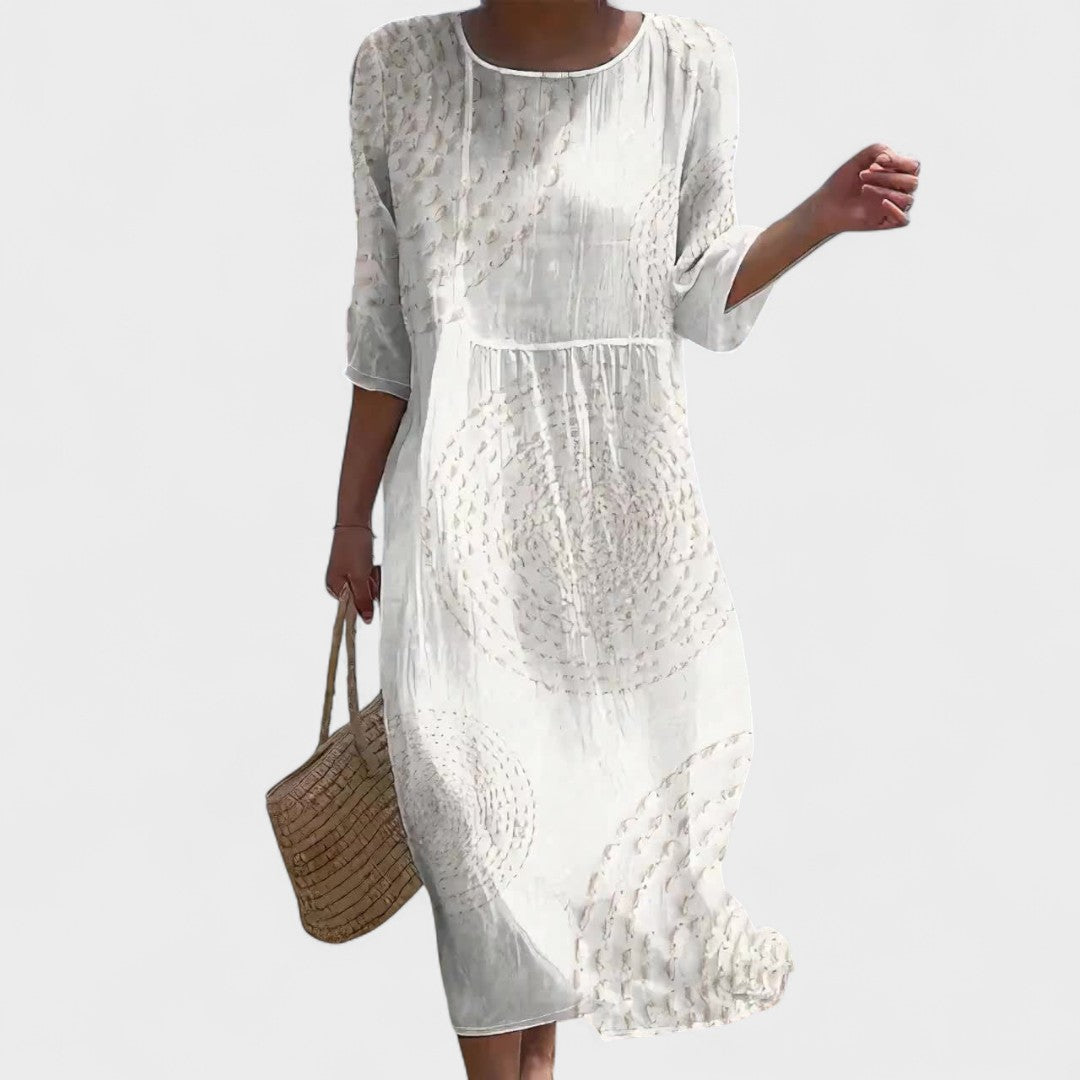 Daniela - Šviesus ir Elegantiškas Suknelė