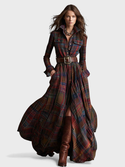 Ingrida™ – Languota Maxi Suknelė, Madingas Stilius