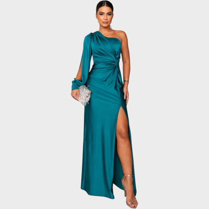 Rasa™ – Elegantiška ilga suknelė vienam peti