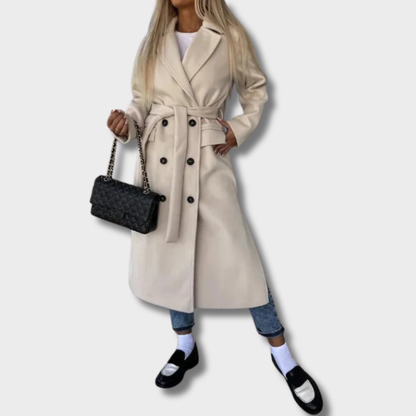 Giedre™ – Elegantiškas Ilgas Paltas