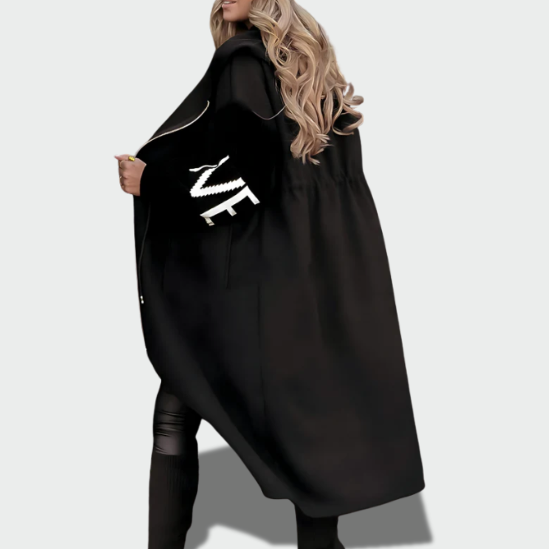 Gabija™ – Ėriuko paltukas su gobtuvu šiltam rudeniui