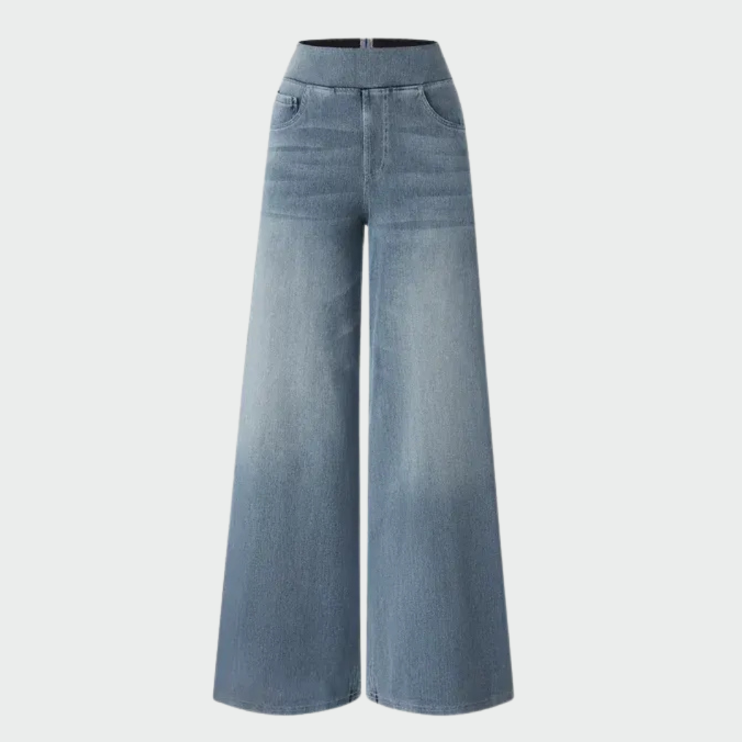 Meda™ – Aukštos juosmens elastingos kelnės (rudeniui)