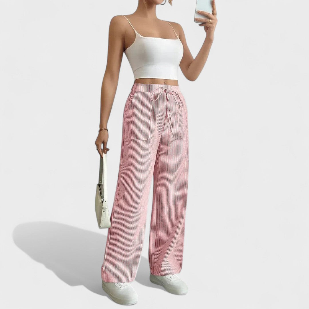 Maria™ - Plati patogi kelnės su elegantiškais akcentais