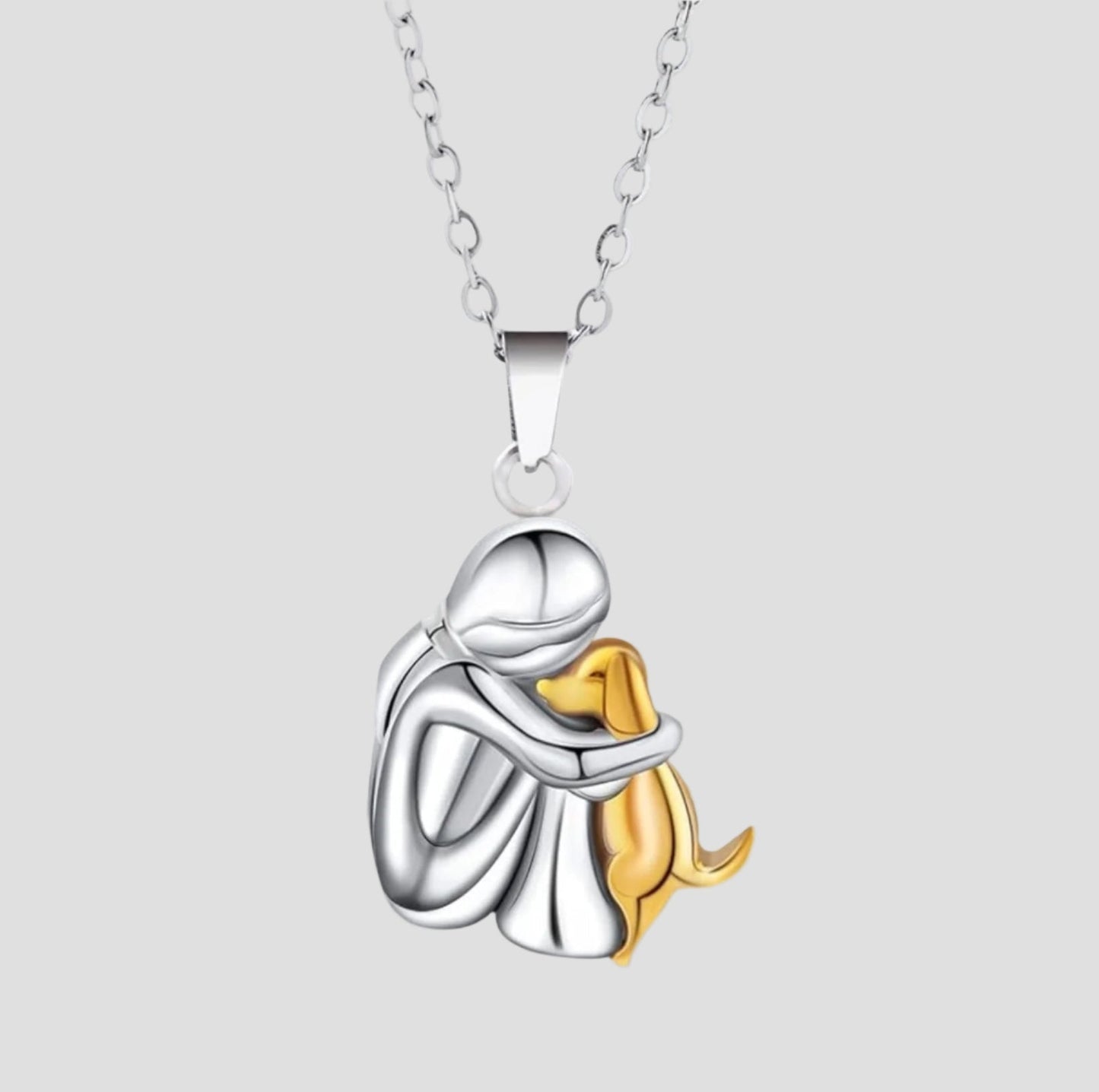 Elin - Kaklo papuošalas su šuns siluetu