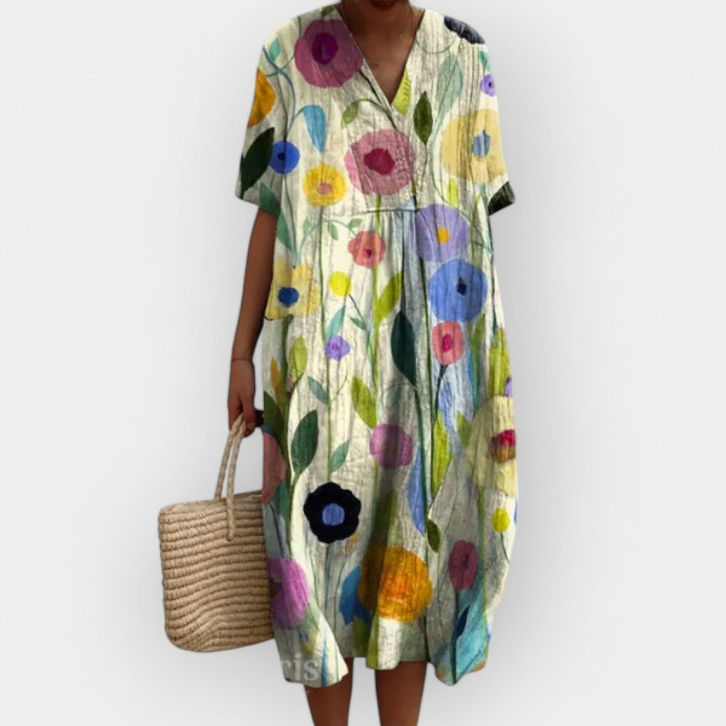 Gėlių Suknelė Vasaros Dienoms