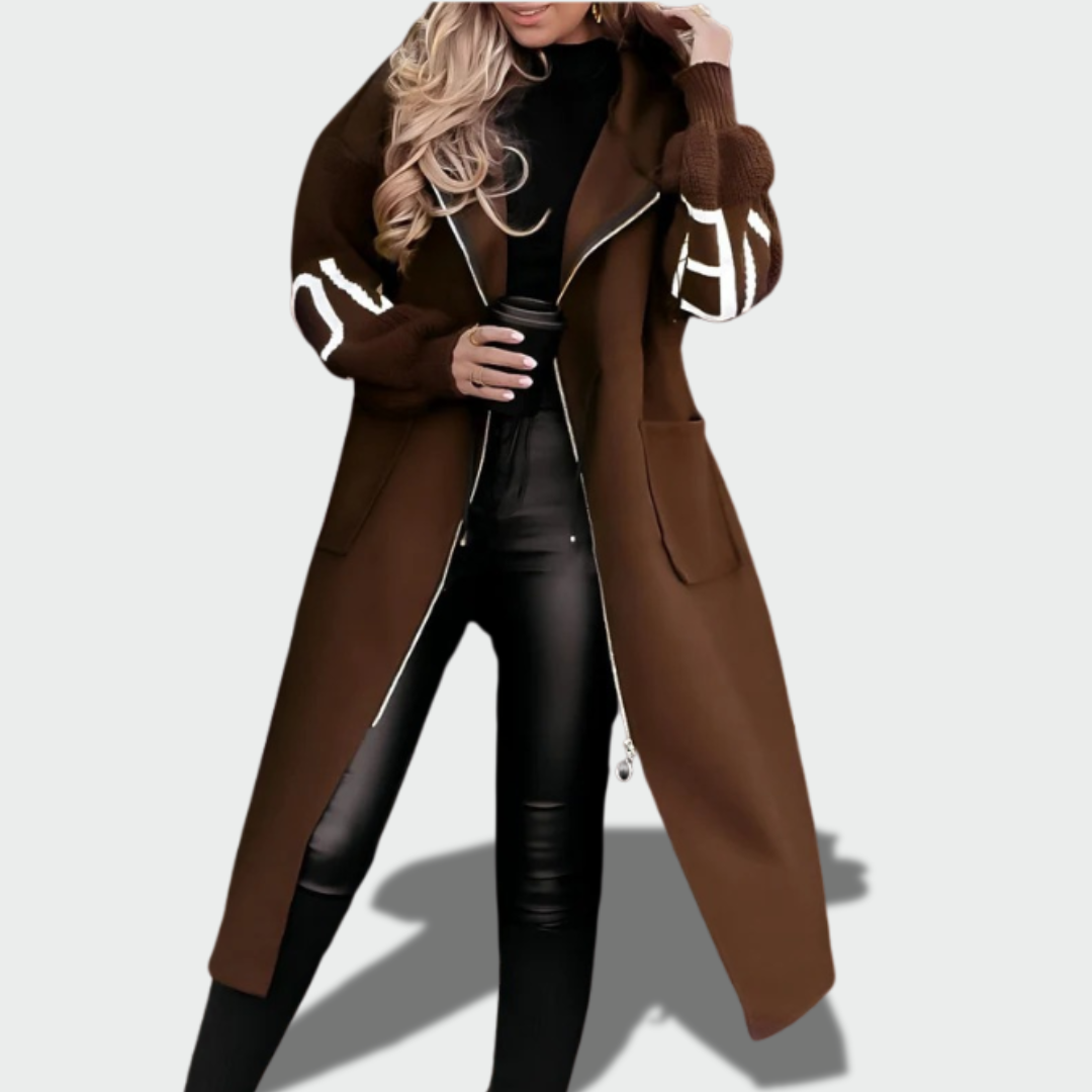 Gabija™ – Ėriuko paltukas su gobtuvu šiltam rudeniui