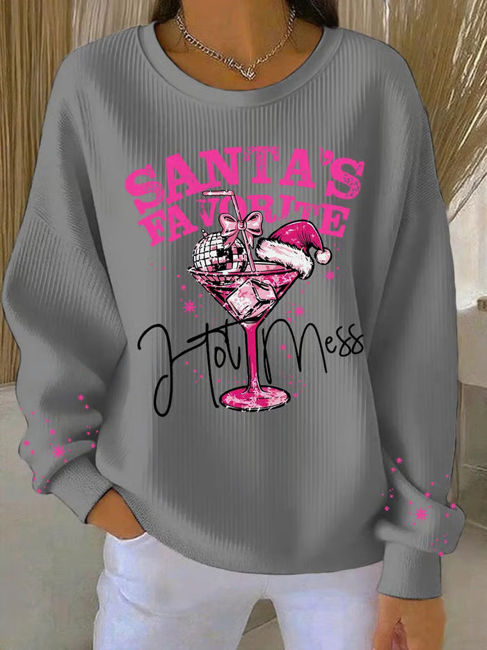 Noa - Kalėdinis megztinis su šventiniu raštu