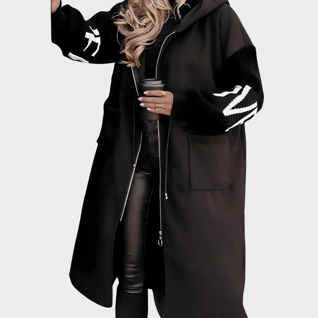 Gabija™ – Ėriuko paltukas su gobtuvu šiltam rudeniui