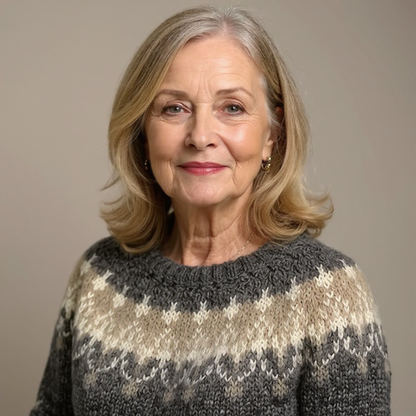 Angela - Vintažinis salos megztinis