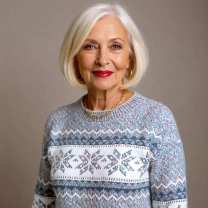 Caroline - Vintažinis salos megztinis