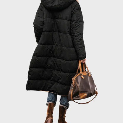 Žiema | Elegantiška ir šilta dvipusė moteriška parka