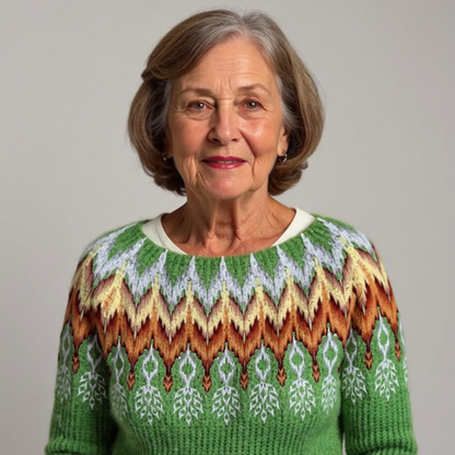 Emily - Vintažinis salos megztinis