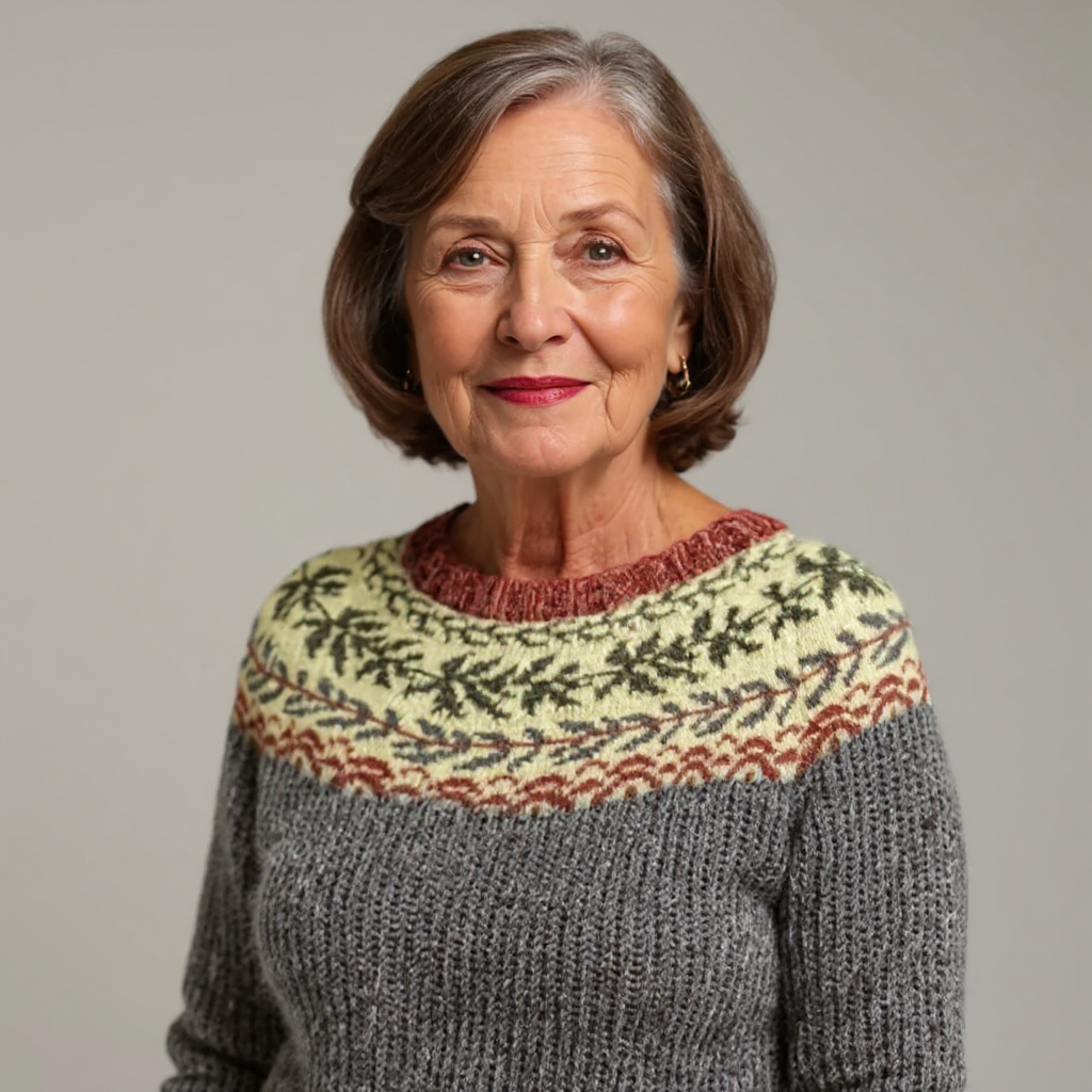 Frances - Vintažinis salos megztinis