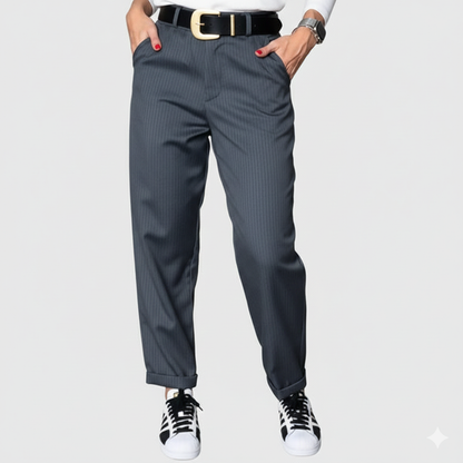 Kotryna™  - Elegantiškos, Figūrą lostančios kelnės su juostele