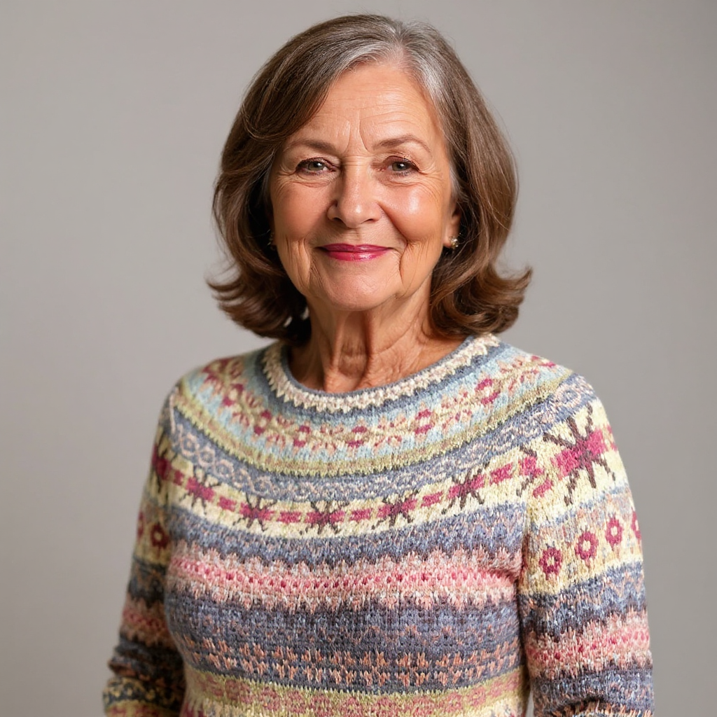 Holly - Vintažinis salos megztinis