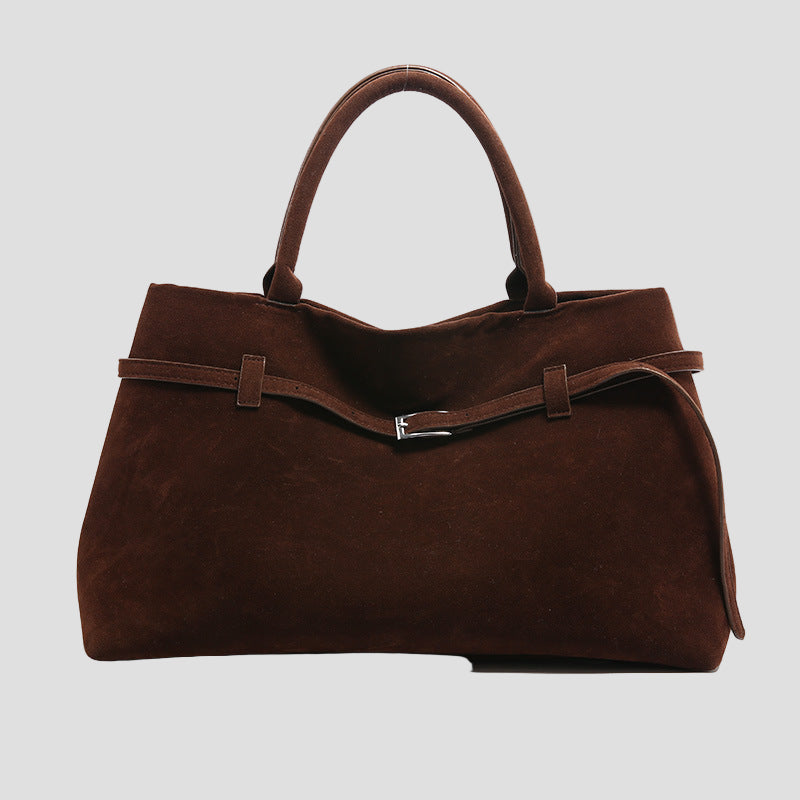 Amalia - Aksominė odinė rankinė