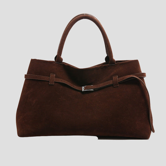 Amalia - Aksominė odinė rankinė