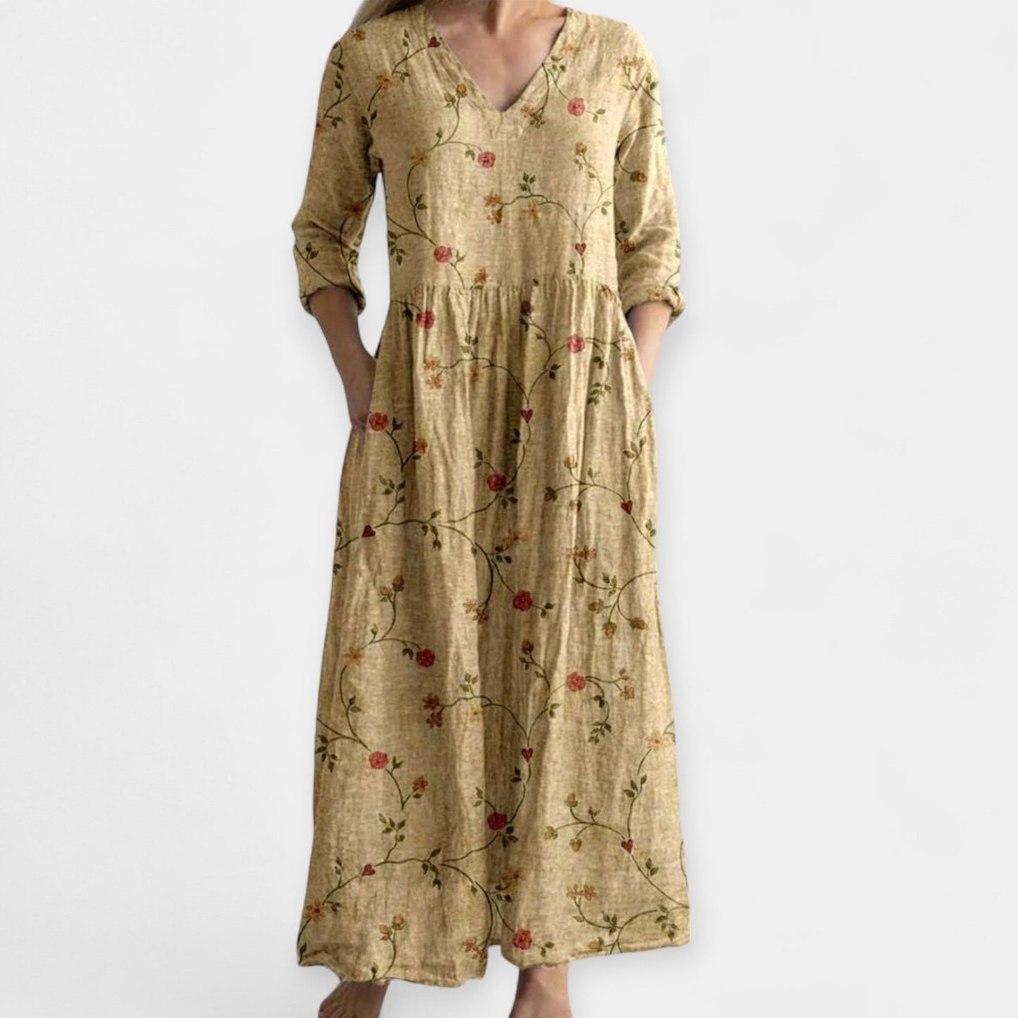 Lengvas Gėlių Suknelė