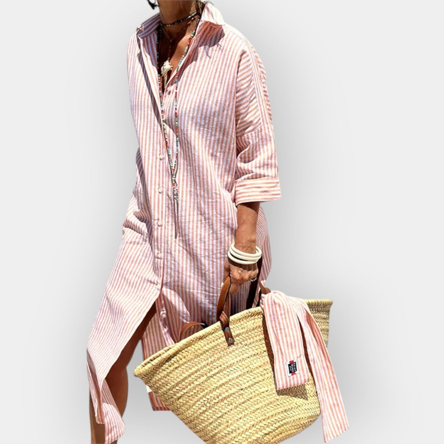 Vasaros Marškininė Suknelė