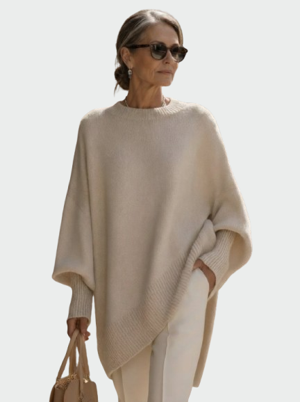 Nida™ – Jaukus Oversize Megztinis su Vilna