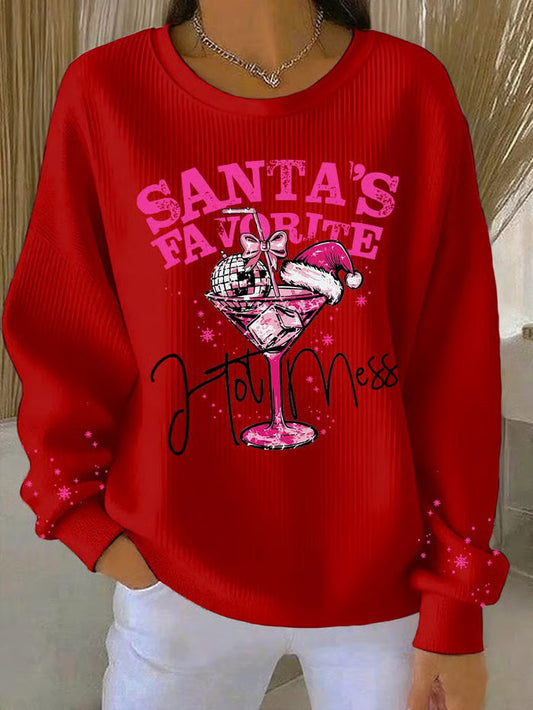 Noa - Kalėdinis megztinis su šventiniu raštu