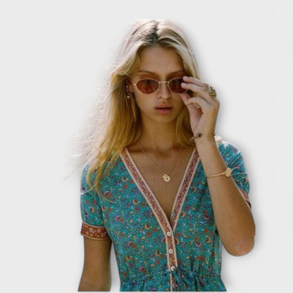 Alexandra - Midi Boho Suknelė