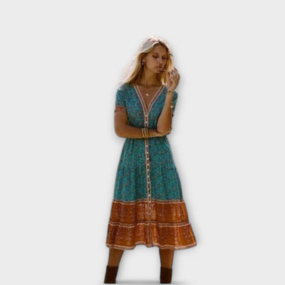 Alexandra - Midi Boho Suknelė