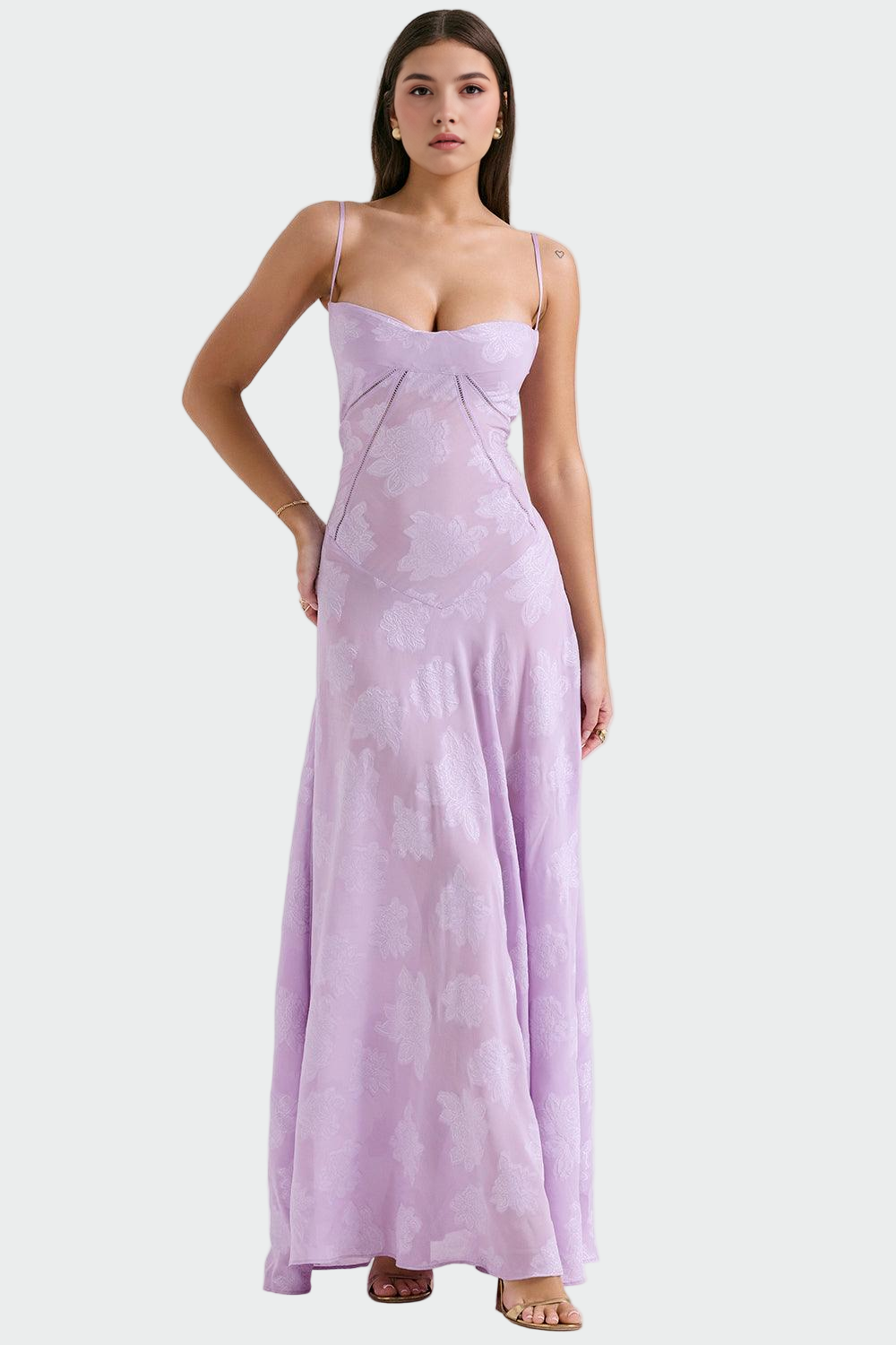 Agnė™ - Ilga Gėlių Suknelė