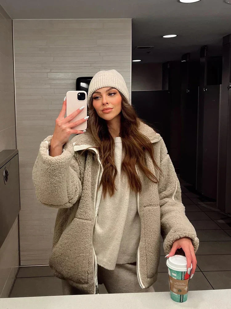 Anastasiah - Minkšta šilta žiemos striukė