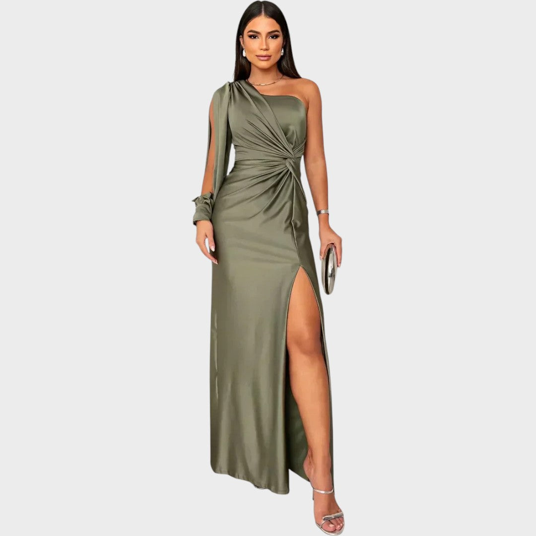 Rasa™ – Elegantiška ilga suknelė vienam peti