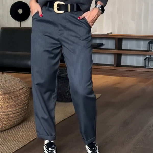 Kotryna™  - Elegantiškos, Figūrą lostančios kelnės su juostele